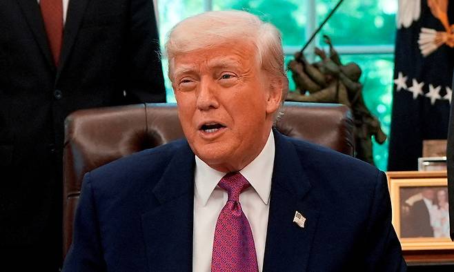 도널드 트럼프 미국 대통령. 로이터연합뉴스