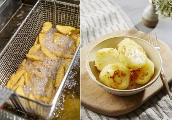 조리 방법만 바꿔도 다이어트에 도움이 된다. 감자 이미지. 아이클릭아트