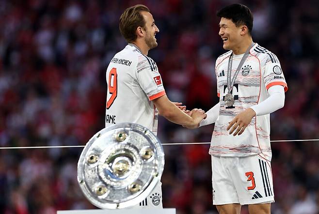 ▲ 케인과 김민재 ⓒ 연합뉴스/EPA