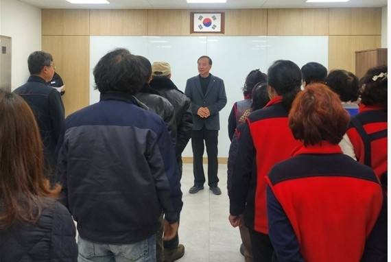 입주자대표회 활동하는 남씨 [본인 제공. 재판매 및 DB금지]