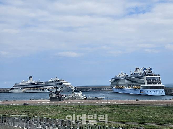 10일 제주도에 입항한 크루즈 모습 (사진=제주도)