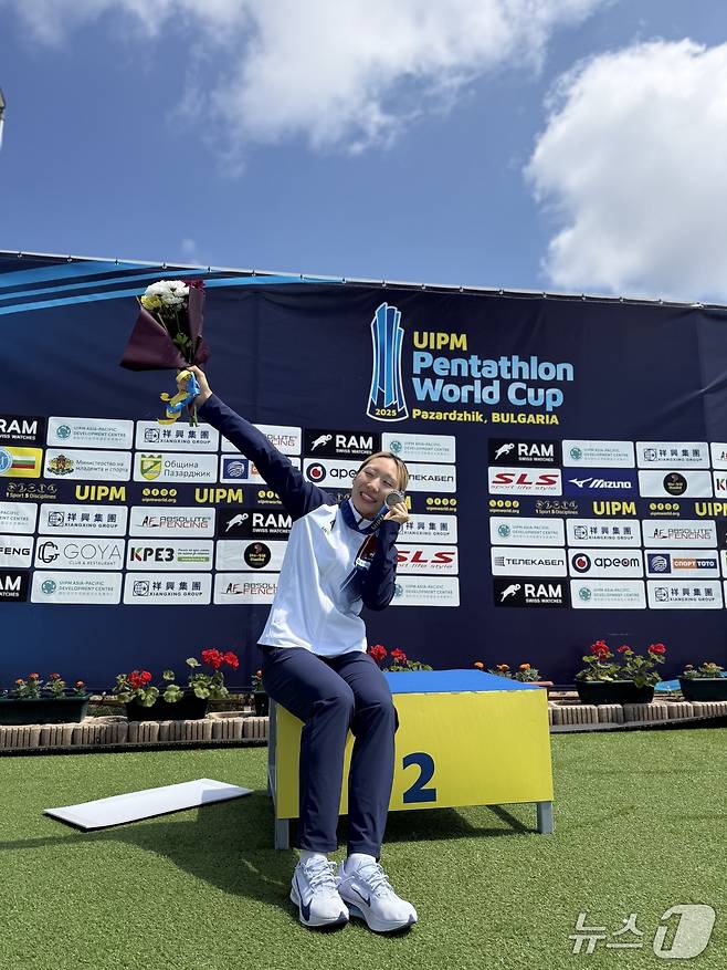 성승민이 근대5종 3차 월드컵에서 은메달을 차지했다. (대한근대5종연맹 제공)