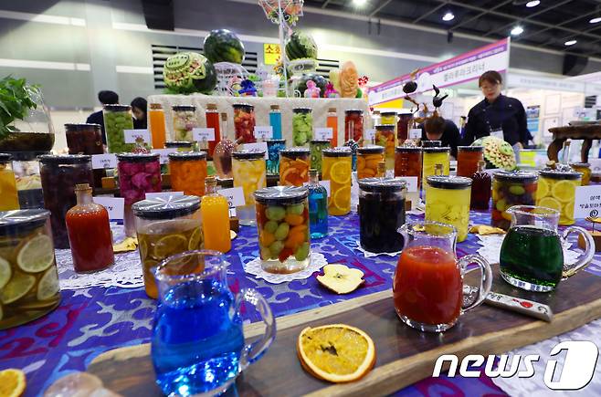 다양한 과일청. /뉴스1 ⓒ News1 황기선 기자