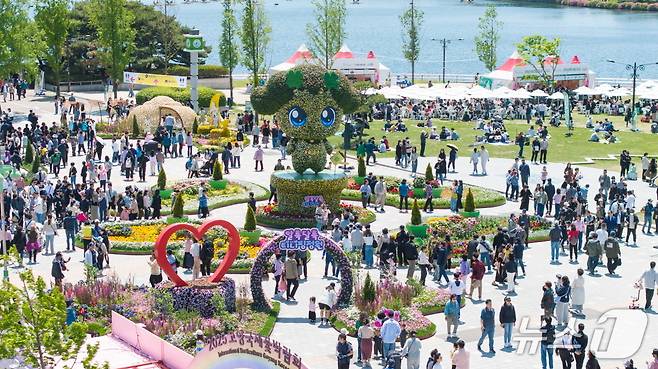 지난 11일 막을 내린 2025 고양국제꽃박람회 야외 정원. (고양국제꽃박람회 재단 제공, 재판매 및 DB금지)