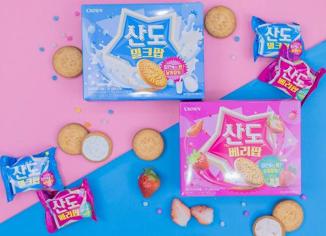 크라운 산도 신제품. 크라운제과 제공
