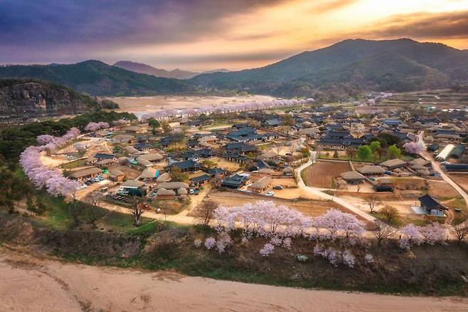 경북 지역 산불로 방문객이 크게 줄어든 안동 하회마을. 한국관광공사 제공