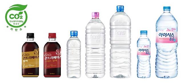 롯데칠성음료 저탄소 제품들 롯데칠성음료 제공