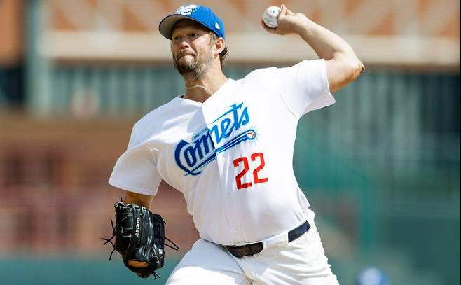 클레이턴 커쇼. 마이너리그 SNS 캡처