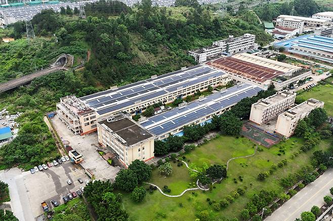 중국 광둥성 샤오관에 있는 플라스틱 공장. /로이터연합뉴스