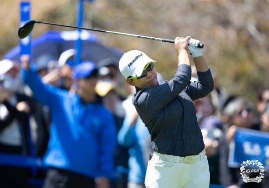 신지애의 올해 4월 KLPGA 투어 대회 경기 모습. 사진[연합뉴스]