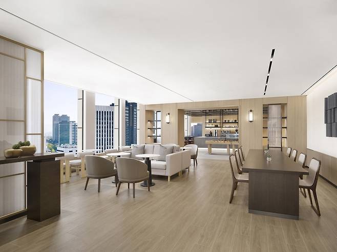 코트야드 메리어트 서울 남대문 호텔 최고층에 5월 12일 문여는 ‘더 22 남대문 베이커리’ 카페 / 사진=코트야드 메리어트 서울 남대문 호텔