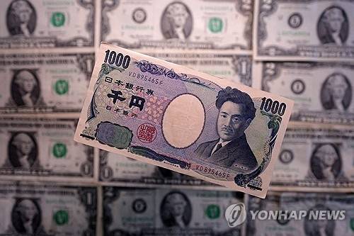 엔화와 달러화. [로이터 = 연합뉴스]