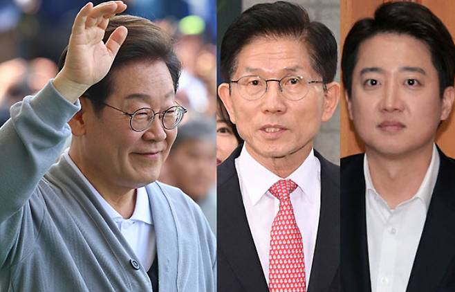 6.3 대통령선거 본선 레이스가 12일 막을 올린 가운데, 사실상 이재명 후보의 독주 체제 속에 김문수·이준석 후보와의 3자 대결 구도가 본격화될 전망이다. 연합뉴스·황진환 기자