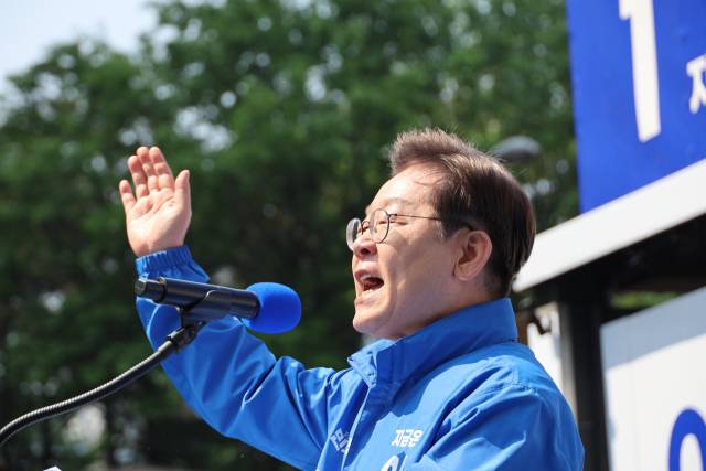 이재명 더불어민주당 대선 후보. 연합뉴스