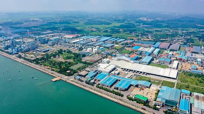 송악읍 부곡리 아산부곡국가산단 전경 ⓒ당진시 제공