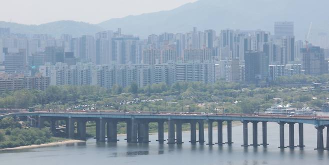 지난 7일 서울 강남구 압구정동 일대 아파트 모습 ⓒ연합뉴스