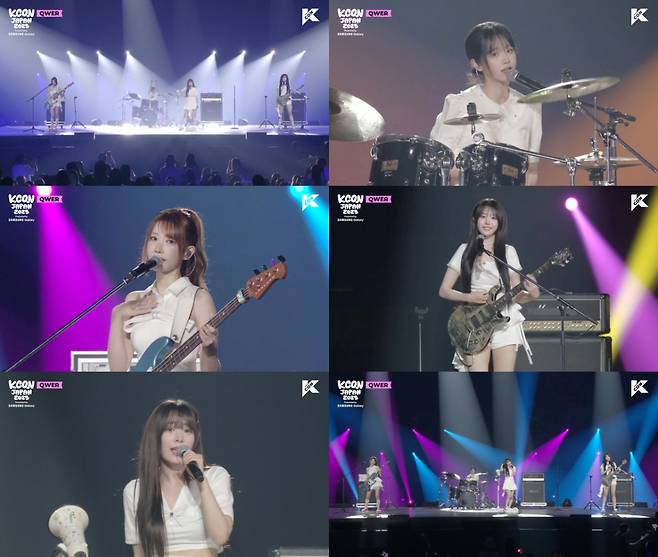 QWER, 열도 남심 홀렸다..'KCON JAPAN 2025' 첫 출격