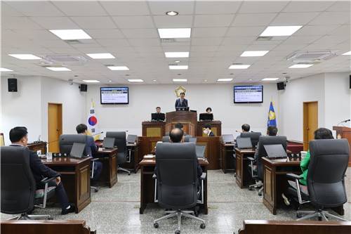 제305회 임시회 제1차 본회의 [경남 산청군 제공. 재판매 및 DB 금지]