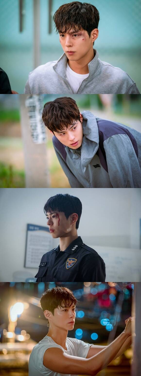 JTBC 새 토일드라마 '굿보이'에 출연하는 배우 박보검의 스틸이 공개됐다. /SLL, 스튜디오앤뉴, 드라마하우스스튜디오