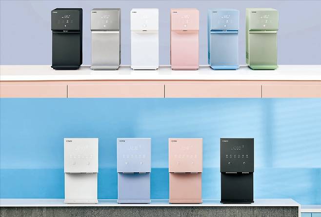 코웨이의 초소형 정수기 ‘아이콘 시리즈’.  코웨이 제공