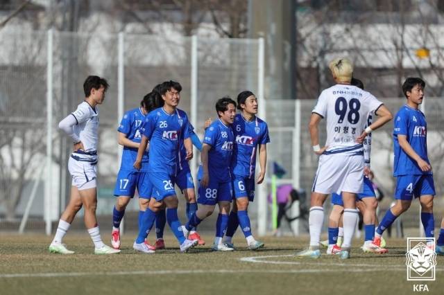 인천서곶SM(K5), 충북청주FC(K리그2), 남양주시민축구단(K4)을 차례로 꺾고 3년 만에 16강에 오른 대전코레일은 FC서울을 홈으로 불러들여 2019년(준우승) 이후 최고 성적 달성을 노린다. 사진=대한축구협회 제공