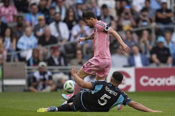 마이애미는 미네소타에 1-4로 졌다. 사진= AP= 연합뉴스 제공