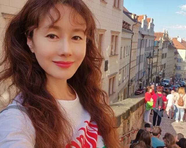 김지수가 유럽으로 장기 휴가를 떠났다. / 김지수 소셜미디어 캡처