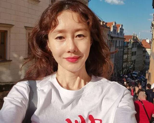 김지수가 프라하의 매력에 폭 빠졌다. / 김지수 소셜미디어 캡처