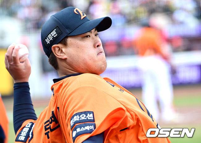 [OSEN=최규한 기자] 한화 류현진. 2025.03.30 / dreamer@osen.co.kr