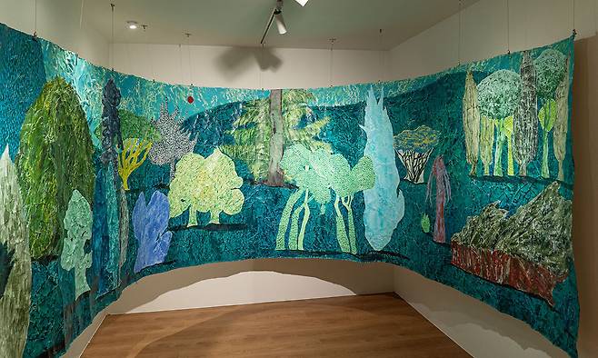 ‘바로 그 오두막에서, 새순이 돋다’ (138.5x586cm)