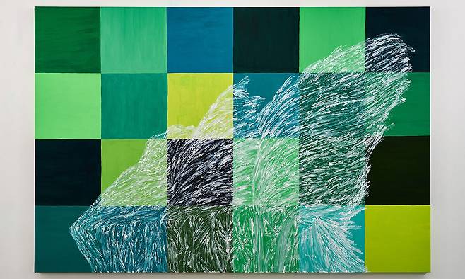 ‘생[生]으로 차오른 록[綠]’ (130.3x193.9cm)