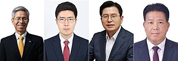 (기호 순으로) 권영국 민주노동당 대선후보, 구주와 자유통일당 대선후보, 황교안 무소속 대선후보, 송진호 무소속 대선후보. 사진 제공=중앙선거관리위원회