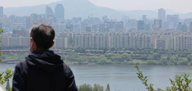 지난 7일 촬영된 서울 강남구 압구정 현대아파트 일대의 모습 ⓒ연합뉴스
