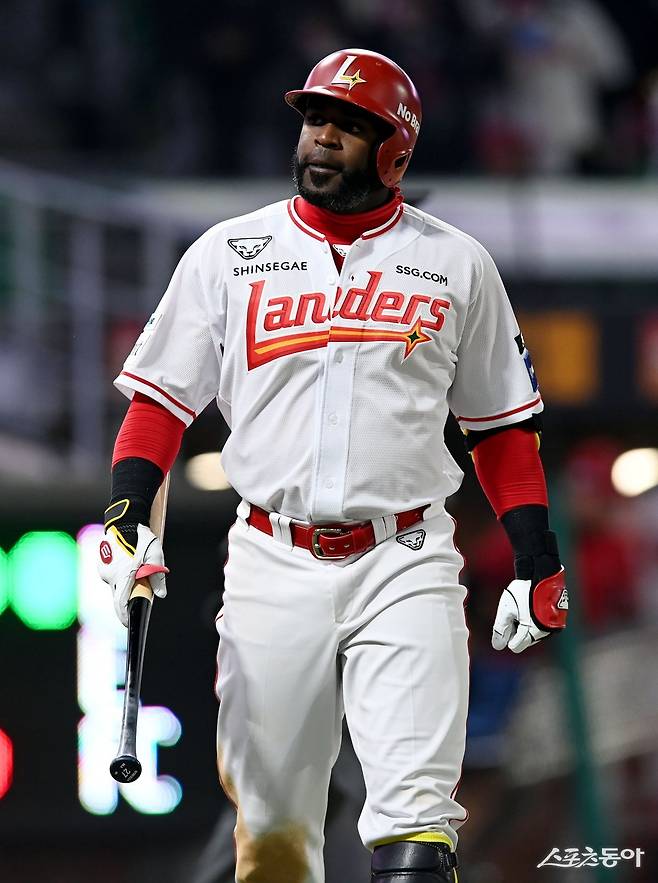 SSG 랜더스 기예르모 에레디아가 순조롭게 복귀를 준비하고 있다. 스포츠동아 DB