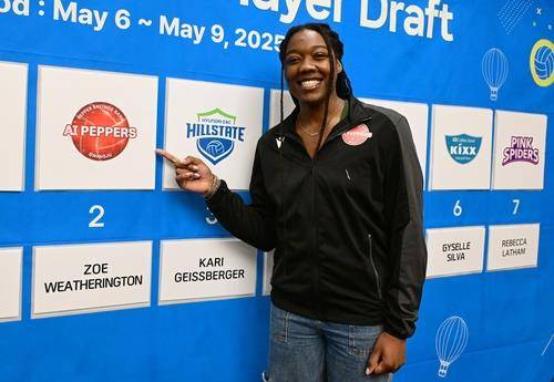 페퍼저축은행이 외국인 드래프트에서 뽑은 웨더링턴 [한국배구연맹 제공. 재판매 및 DB 금지]