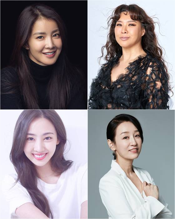 배우 이시영, 정영주, 남기애, 다솜(왼쪽 위부터 시계 방항으로)