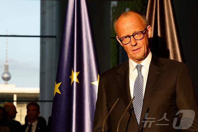 프리드리히 메르츠 독일 신임 총리 2025.05.06. ⓒ AFP=뉴스1 ⓒ News1 이지예 객원기자