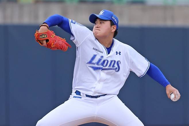 속구 구속 대신 제구에 신경 썼다. 주효했다. 이승현이 마침내 시즌 첫 승을 거뒀다. 사진 | 삼성 라이온즈