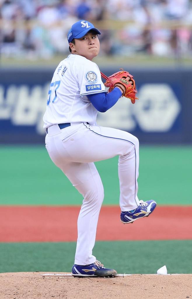 이승현이 삼성 연패 사슬을 끊어냈다. 안정적인 투구가 돋보였다. 사진 | 삼성 라이온즈