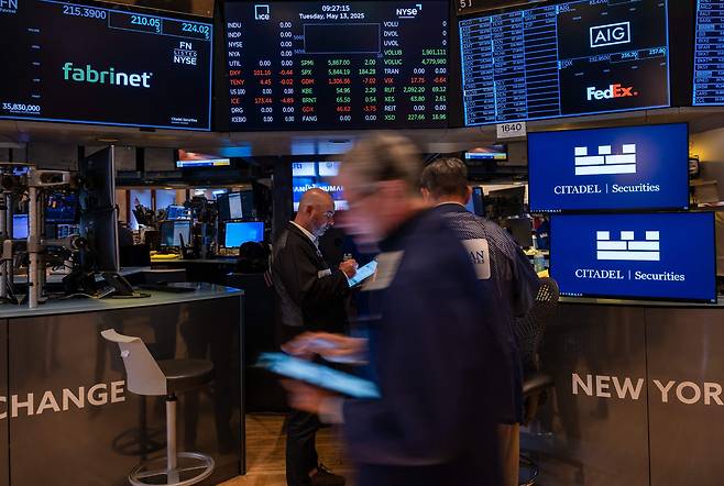 뉴욕 증권거래소. /연합뉴스