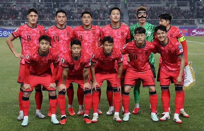 홍명보 감독이 이끄는 한국 축구대표팀. /뉴스1