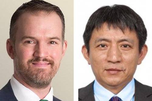 그리어 대표(왼쪽), 리청강 대표.