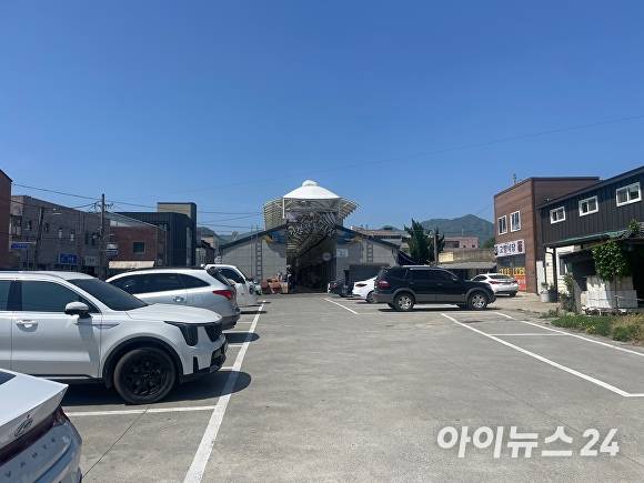 건천시장 주차장. [사진=경주시청]
