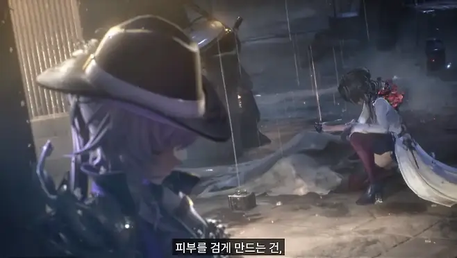 ▲ 그래서 그 피부를 검게 만드는 게 무엇일까, 실버니움으로 인한 부작용? 아니면 양초인간의 음모?