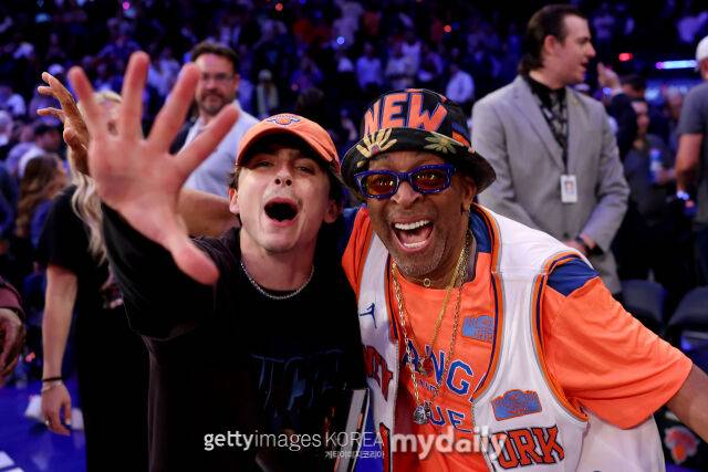 티모시 샬라메, 스파이크 리./게티이미지코리아