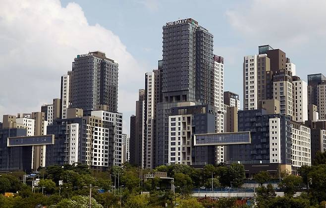 서울 서초구 반포동에 있는 래미안원베일리 단지. [삼성물산 제공]