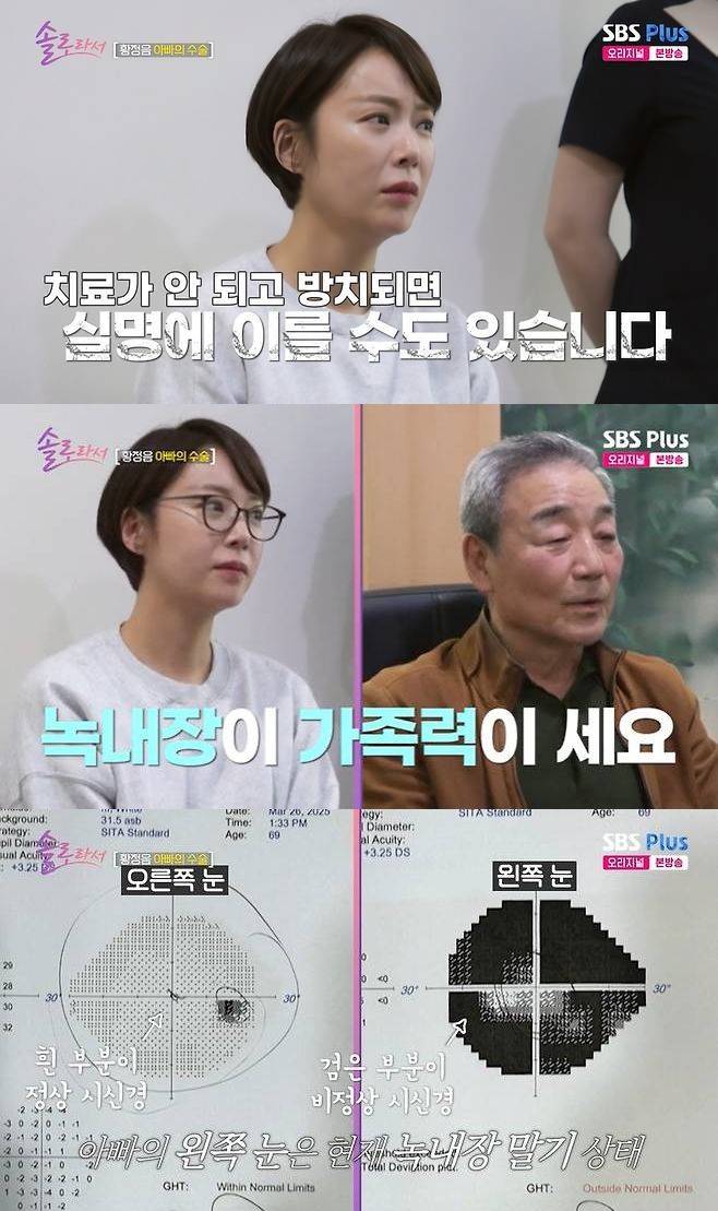 황정음과 아버지