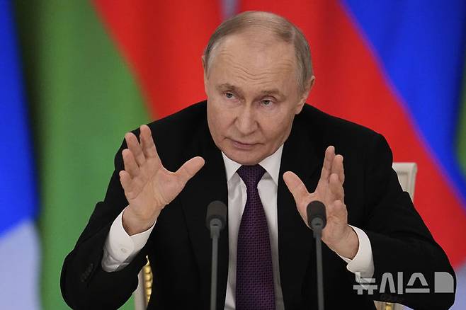 [모스크바=AP/뉴시스] 블라디미르 푸틴 러시아 대통령. (사진=뉴시스DB)