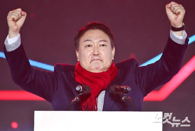 국민의힘 1호 당원 윤석열 전 대통령. 국회사진취재단