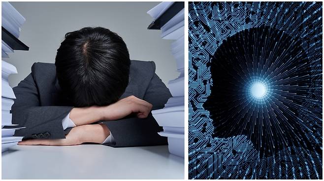 과로가 감정 조절과 인지 기능 등을 담당하는 뇌 구조를 바꾼다는 연구 결과가 나왔다. 게티이미지뱅크